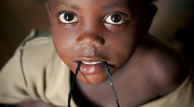 Gambijský dětský tábor